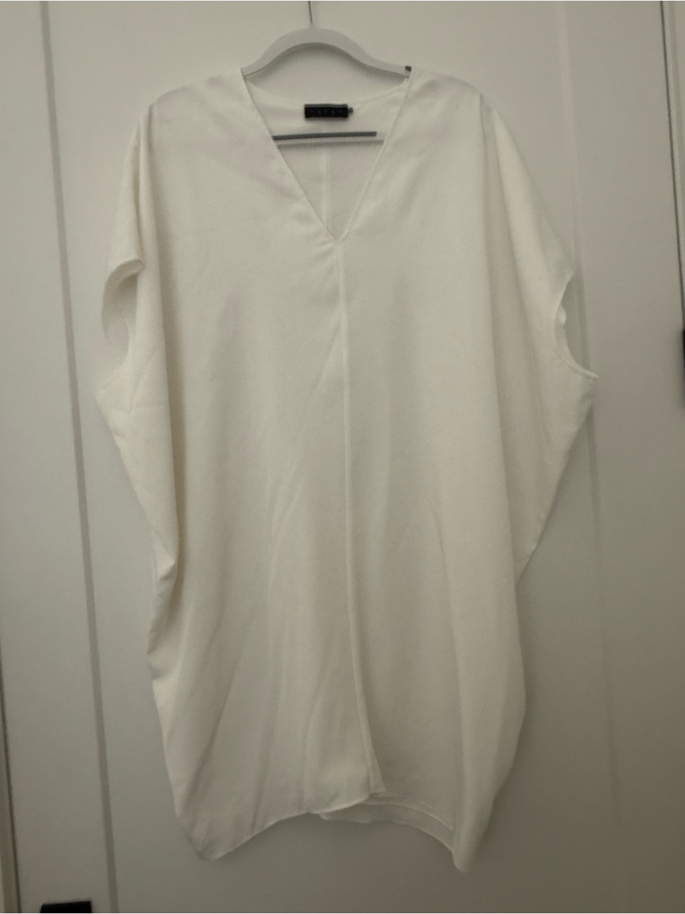Hatch Cream V-Neck Tunic Top